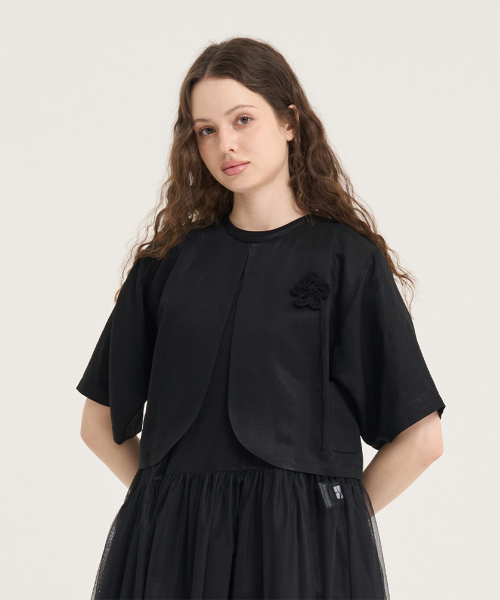 Болеро-жакет Is - Black