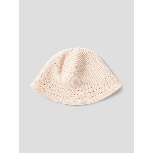 에잇세컨즈 미니멀 페이퍼 버킷햇 아이보리