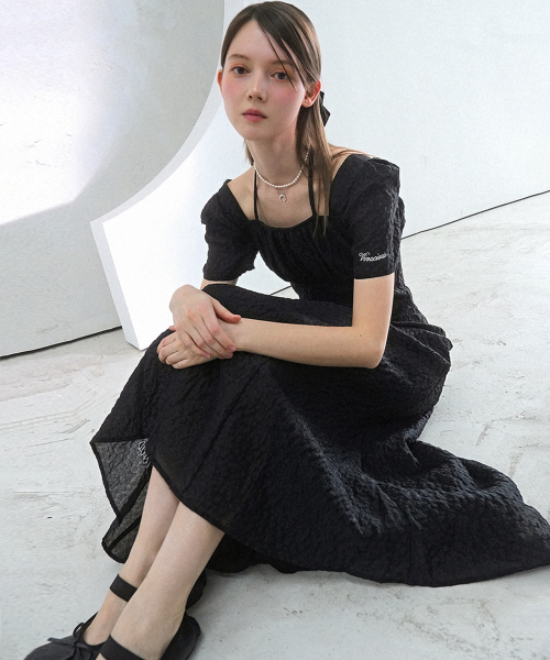 Angel Wedding Long Onepiece BLACK