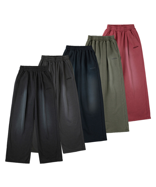 [2PACK] Широкие спортивные штаны с пигментной стиркой 5color