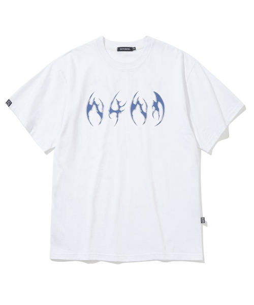 Tシャツ・カットソー NOT4NERD N4ND Hook Logo TShirts White J1TS012BWH 낫포너드(NOT4NERD) N4ND Hook Logo T-Shirts - White - 사이즈