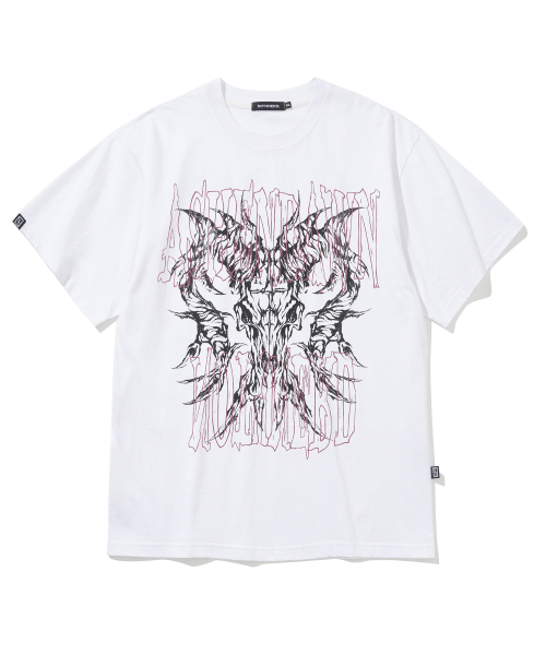 Tシャツ・カットソー NOT4NERD Divine Head TShirts White J1TS010BWH 낫포너드(NOT4NERD) Divine Head T-Shirts - White - 사이즈