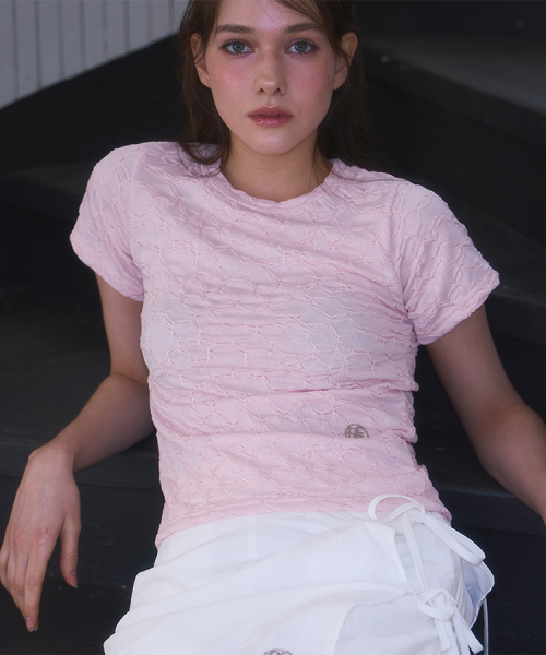Rose Frantz ♥ Wrinkle Slimfit T-shirt/追跡付 Rose Frantz ♥ Wrinkle Slimfit T-shirt/追跡付 (Rose Frantz/T