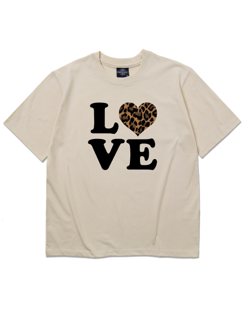 Love Brown Leopard Short Sleeve TShirt-4color