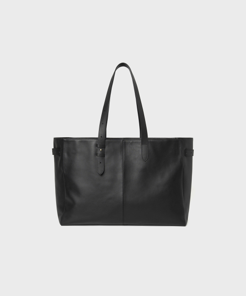 MONTANA LEATHER TOTE BAG (BLACK)
