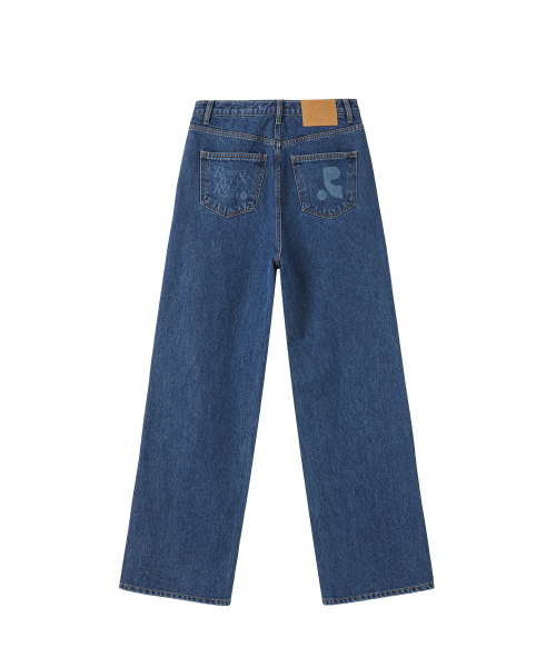 레스트앤레크레이션 RR WIDE JEANS - BLUE