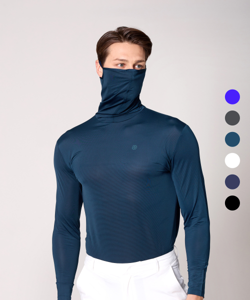 [투엘라웨어] 아이스크 남성 냉감 마스크넥 긴팔 티셔츠(M6ST14) 6 Colors NO_4418