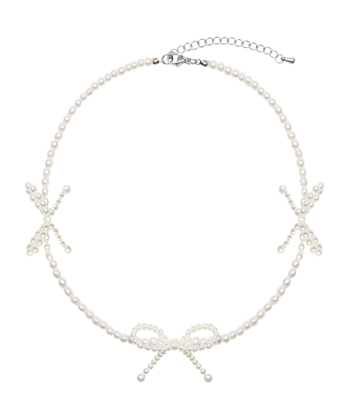 SM RIBBON CHOCKER(WHITE)