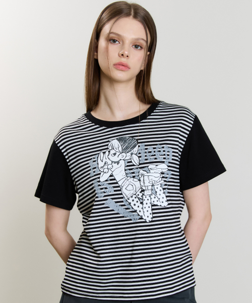 SM CHARACTER TEE(BLACK)