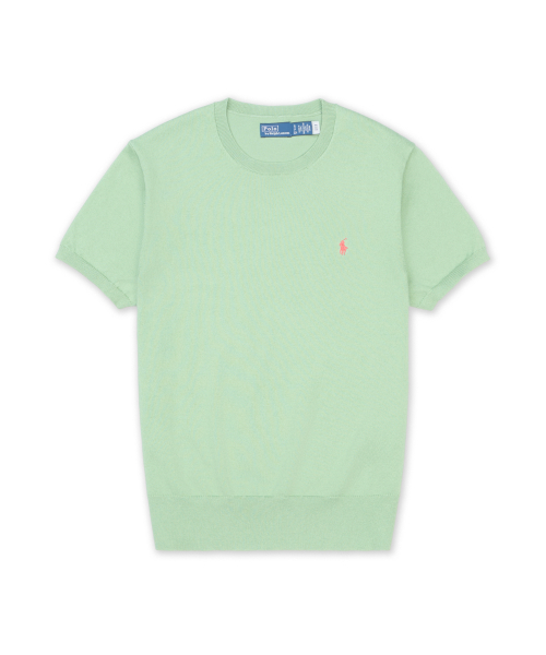 SS PO-SHORT SLEEVE-PULLOVER 2/50 PIMA COTTON-MEDIUM GREEN-310