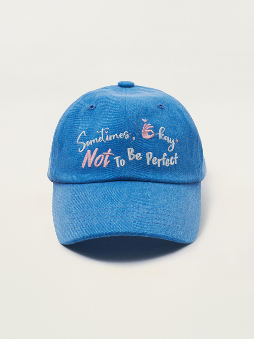 [Unisex] Sometimes Okay Ball Cap (Blue)