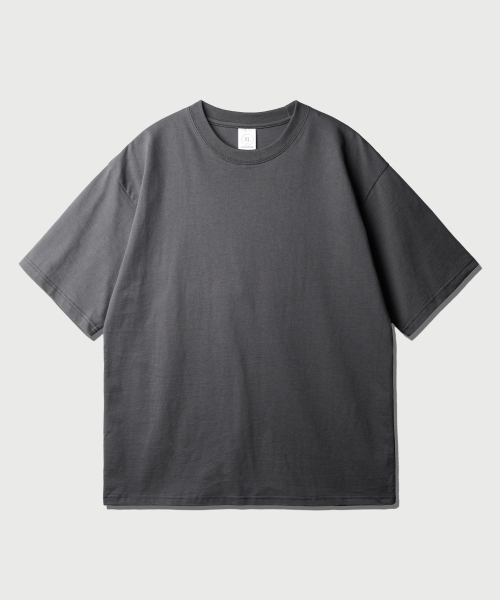 Effect Regular Short t shirt Darkgray OYST2624