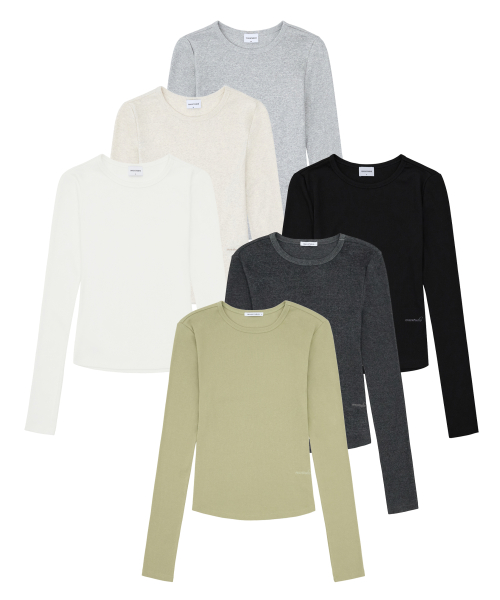 основной женский длинный рукав (6colors)