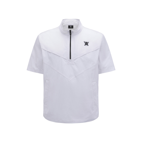 MEN SM SHORT SLEEVE ANORAK JACKET_WH
