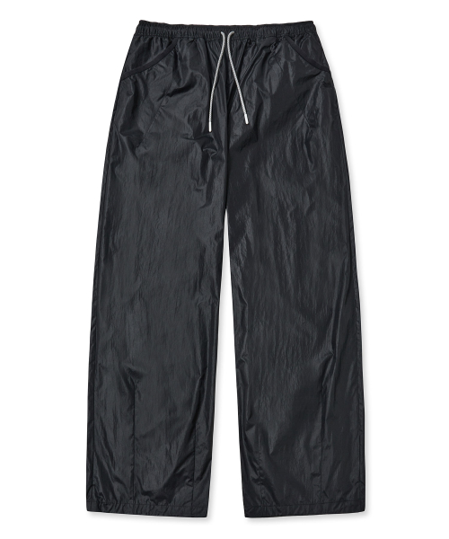 브라운브레스() W TAG GLOSSY PANTS - BLACK 상품 이미지