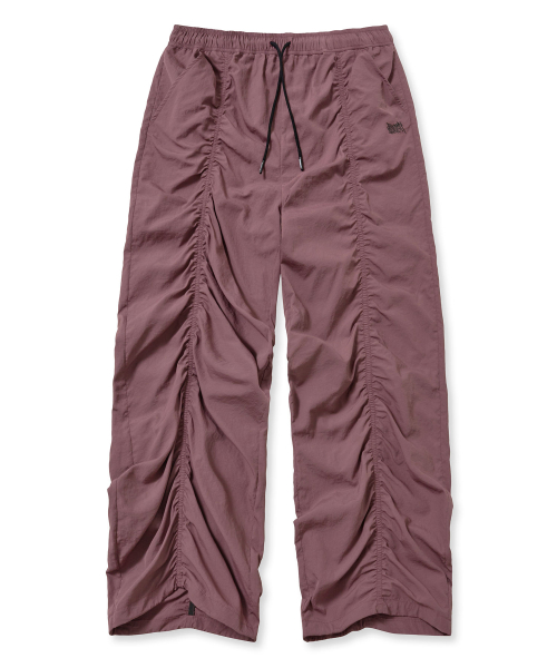 브라운브레스() W TAG NYLON SHIRRING BANDING PANTS - PURPLE 상품 이미지
