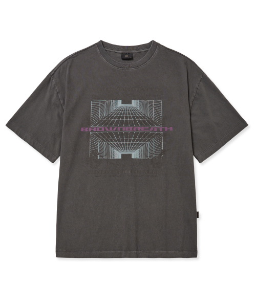 브라운브레스() WANTS PIGMENT TEE - CHARCOAL 상품 이미지
