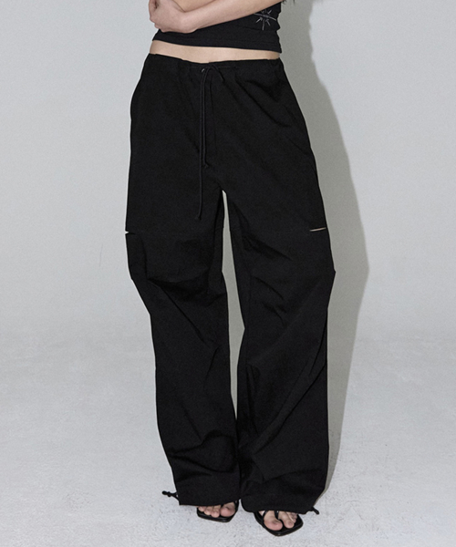Organic Slit String брюки (black)
