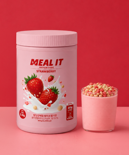 밀잇 식단관리 단백질 쉐이크 프로틴 560g (말차초코쿠키, 시리얼, 피스타치오, 멜론, 초콜릿, 바나나, 커피)