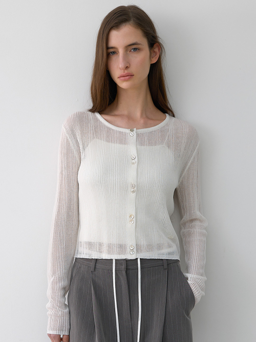 TWO BUTTON POINT CARDIGAN(CD-2199)