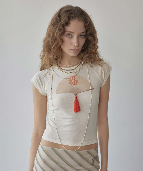 Zen Tassel Tee Butter