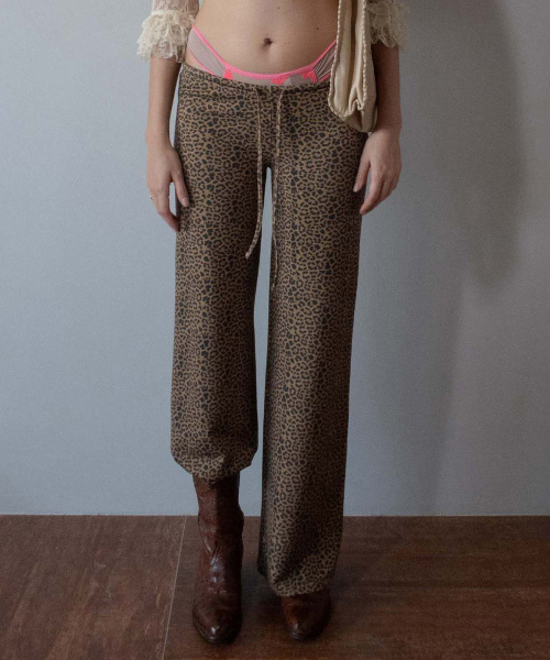 Summer To Go Pants Classic Leopard
