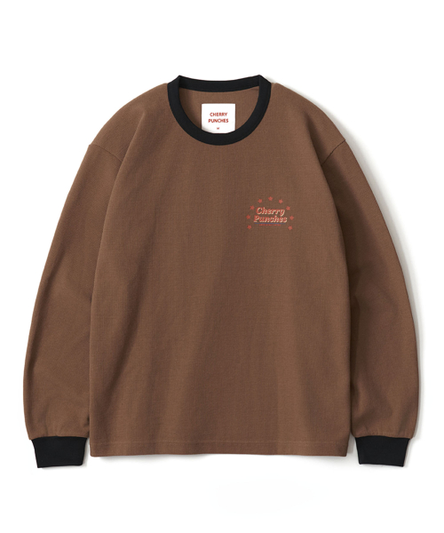 Вафельный лонгслив (Brown)