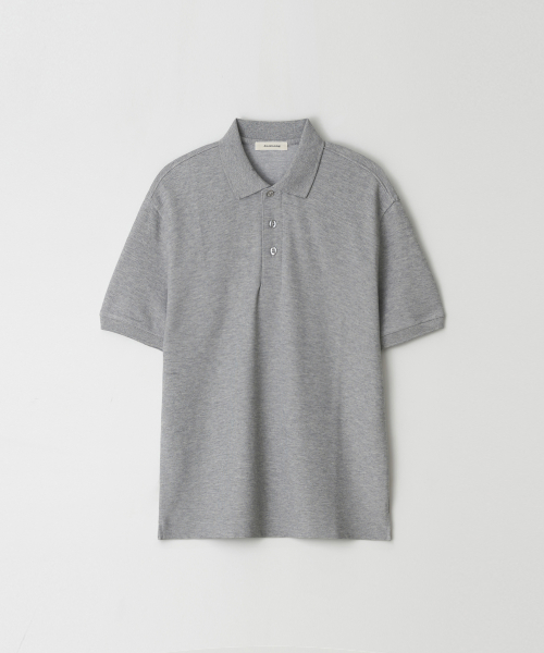 JN156 Pique Three Button Polo футболка - MELLANGE GREY