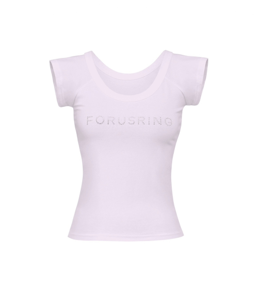 B.jewel logo tee (pink)