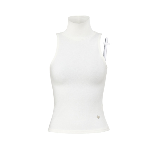 B.tiny ribbon knit (white)
