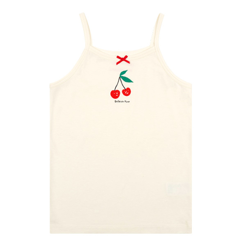 베베드피노 언더웨어() 여아아이보리체리캐미솔_BU51UT401 상품 이미지