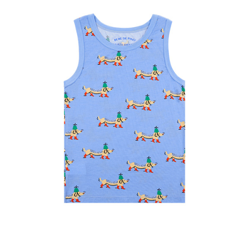 베베드피노 언더웨어() 남아라이트블루닥스훈트텐셀탱크탑_BU52UT302 상품 이미지