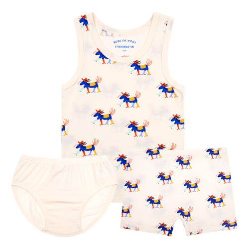 베베드피노 언더웨어() 남아아이보리꾸꾸홀스텐셀언더웨어세트_BU52US301 상품 이미지