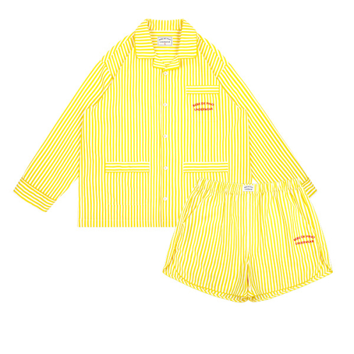 베베드피노 언더웨어() 옐로우스트라이프파자마세트_BU51UJ308 상품 이미지