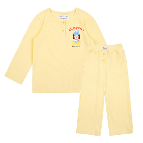 베베드피노 언더웨어() 옐로우버니마스크저지파자마세트_BU51UJ310 상품 이미지