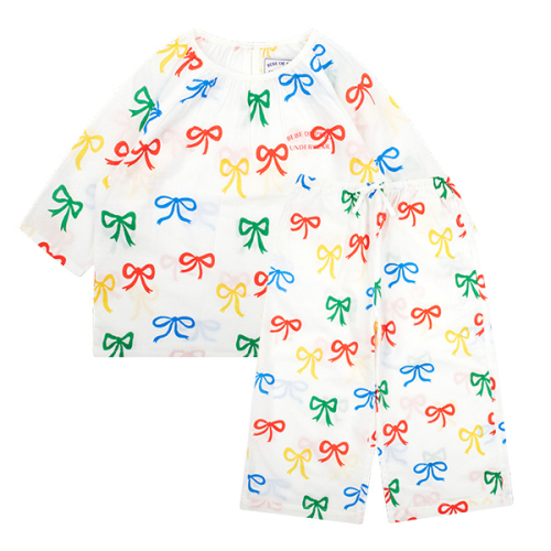 베베드피노 언더웨어() 아이보리리본파자마세트_BU51UJ402 상품 이미지