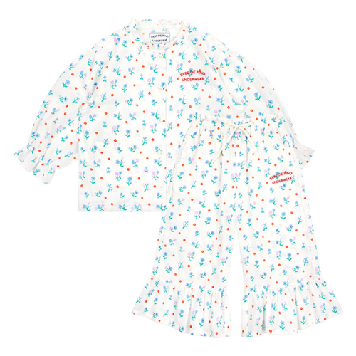 베베드피노 언더웨어() 아이보리플라워프릴파자마세트_BU51UJ404 상품 이미지