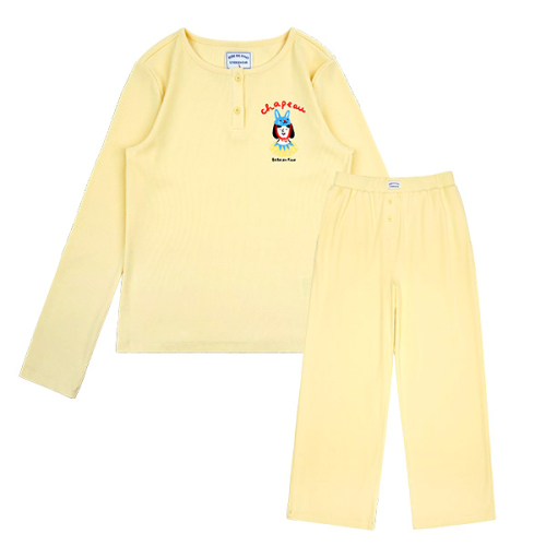 베베드피노 언더웨어() [WOMEN] 여성옐로우버니마스크저지파자마세트_BU51UJ506 상품 이미지