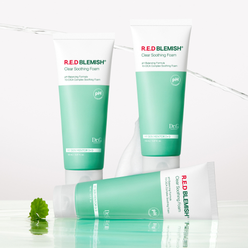 닥터지() 약산성 레드 블레미쉬 클리어 수딩 폼 150mL 3개 상품 이미지