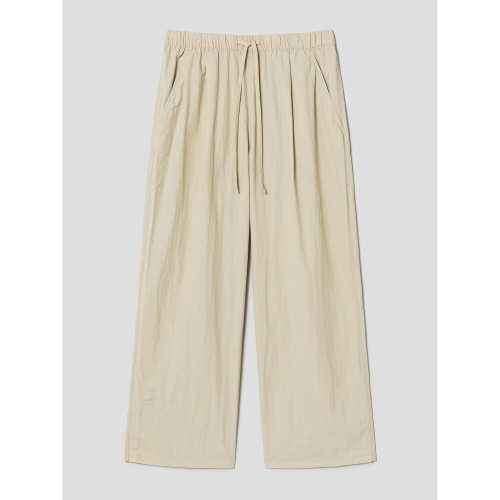 Нейлоновые брюки на резинке Beige