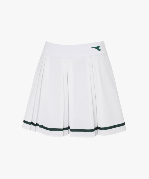 Классическая плиссированная юбка WHITE