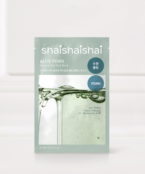 샤이샤이샤이() 알로에 PDRN 쿨링 겔패드 마스크 21ml 10매입 상품 이미지