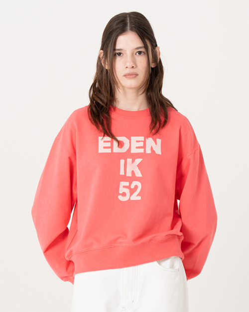 Marine 1K винтажный леттеринг кроп-свитшот (Red) EZS1TS09RD