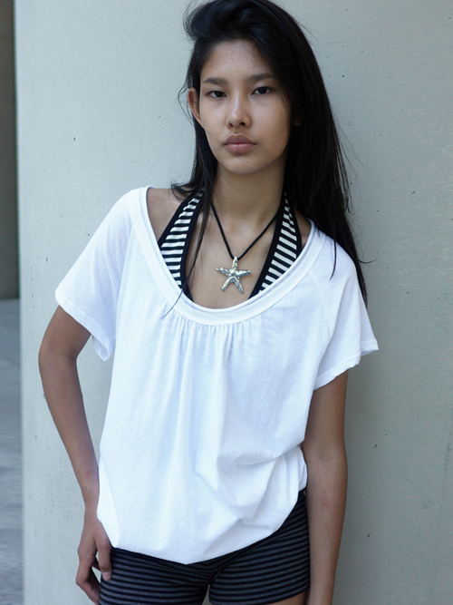 トップス CERRIC Round Drawstring Hem Top MUSINSA | CERRIC ROUND DRAWSTRING HEM TOP / WHITE