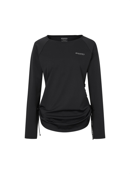 FreshVent женский свободный шир накидка (BLACK)