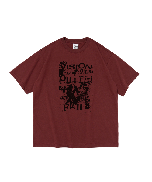 Футболка NO-VISION (Wine)