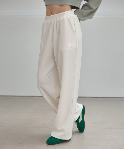 TASELE WIDE BANDING SWEAT PANTS_NSTR518