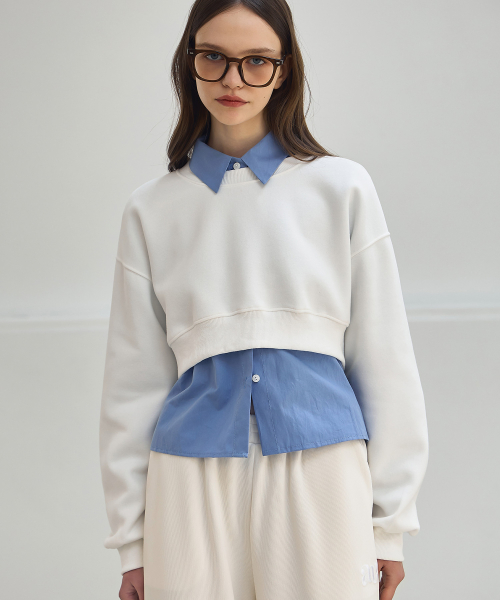 BASIC ROUNDING CROP MTM_NSTS504 (3COLORS)