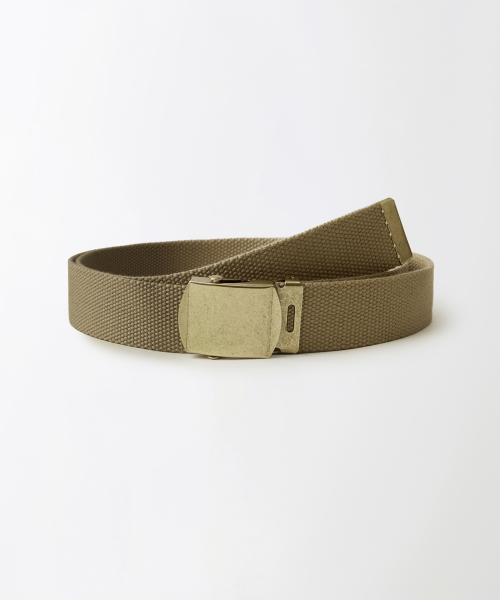 아웃스탠딩 OSTD BRASS OFFICER BELT_KHAKI