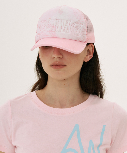【WELLBEING EXPRESS】 Orchid Mesh Cap / 追跡付 웰빙익스프레스(WELLBEING EXPRESS) Orchid Mesh Cap Pink